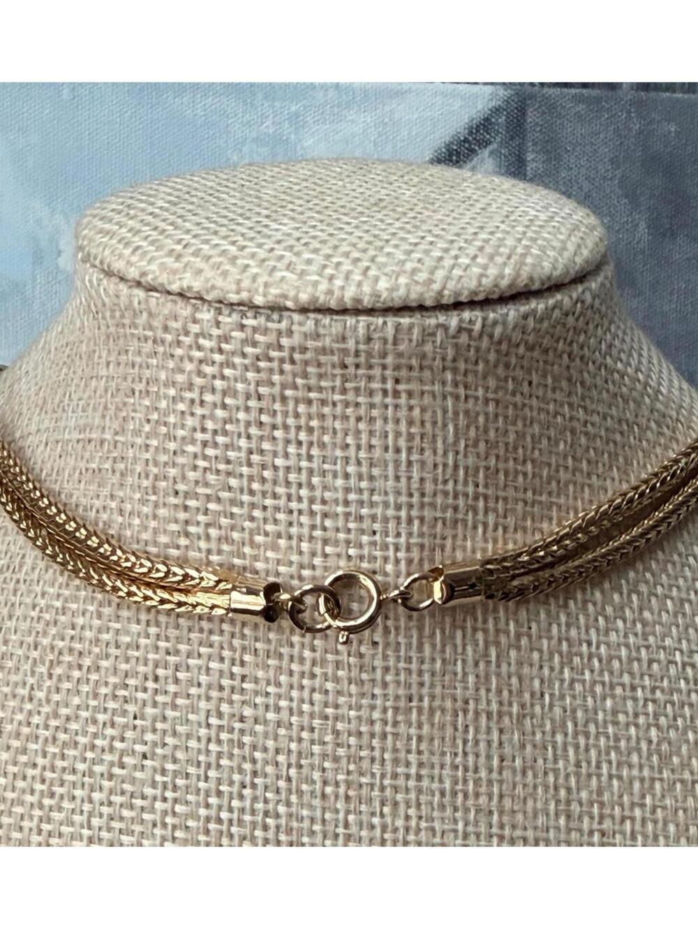 🚫SOLD OUT🚫Vintage 80s Lariat Necklace Freshwater Pearl Tassel Gold - Picture 5 of 9